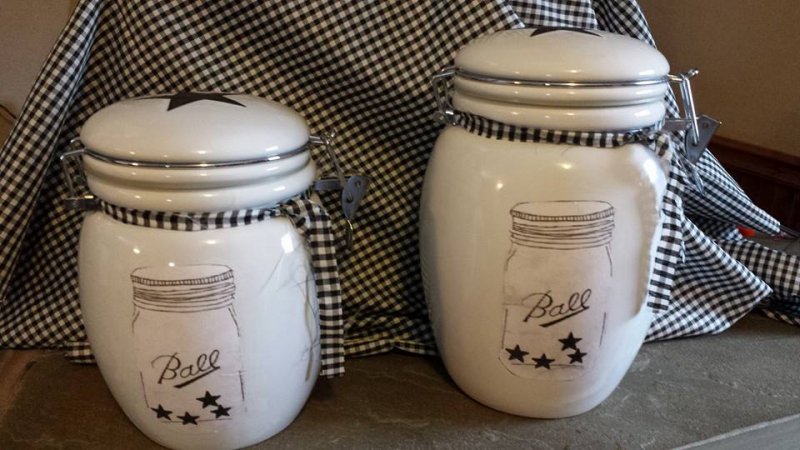mason jar and stars canister set 50.00.jpg